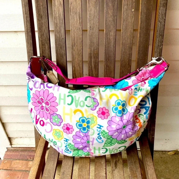 Coach Daisy Canvas Hobo Bag - Picture 6 of 10